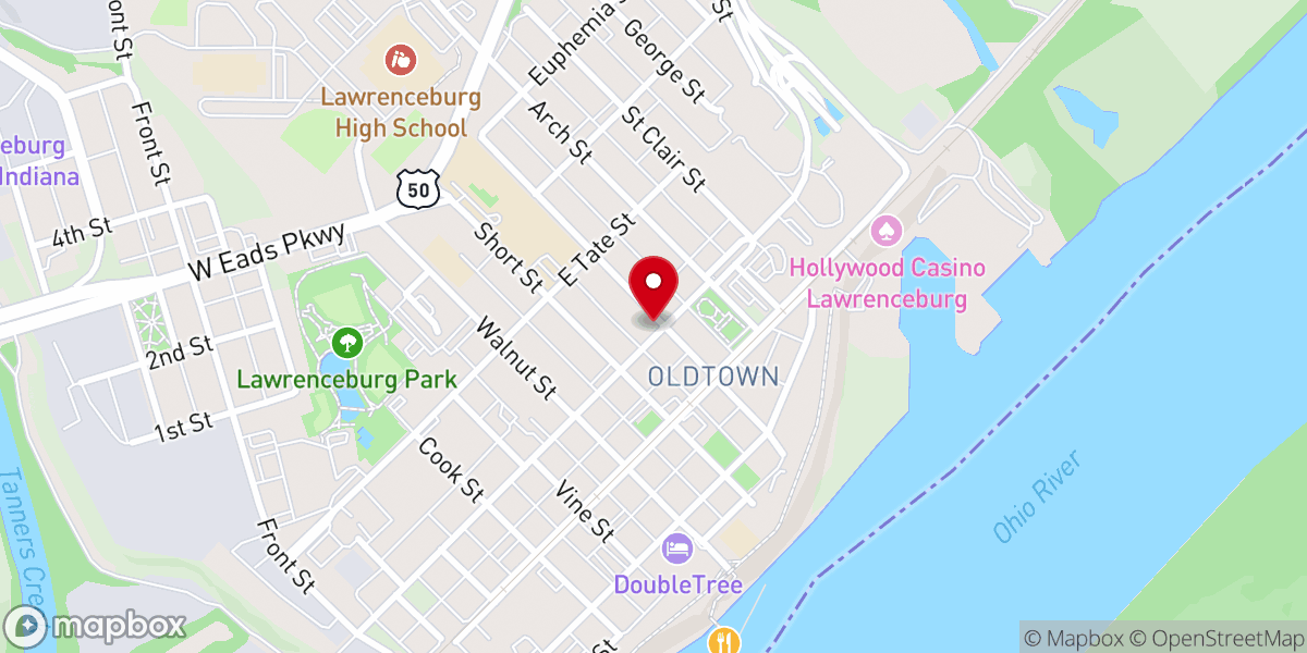 Map showing location of Sanctuary Apostolic Church