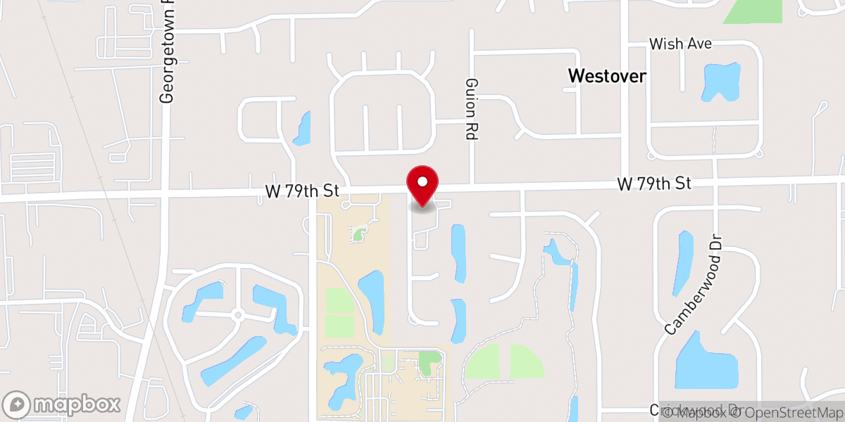 Map showing location of CrossBridge Baptist Church