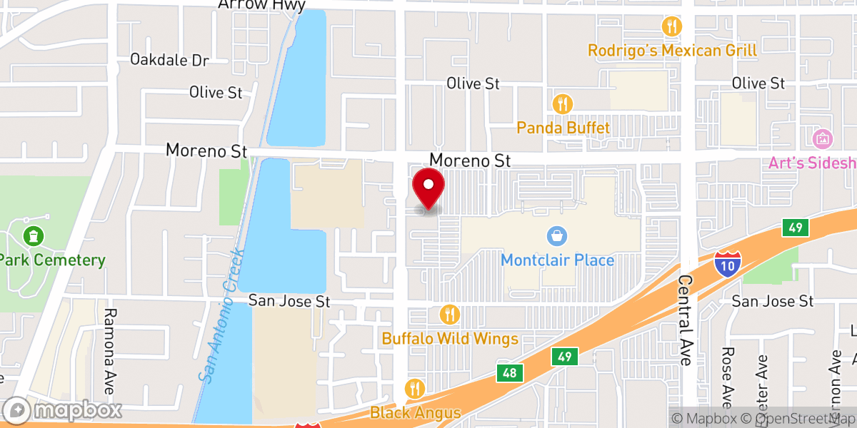 Map showing location of Unitarian Universalist Congregation