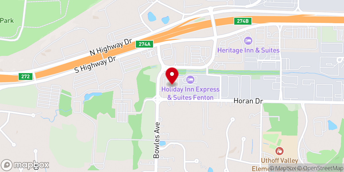 Map showing location of The Crossing at Fenton