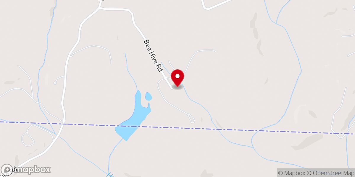 Map showing location of Stateline Baptist Church