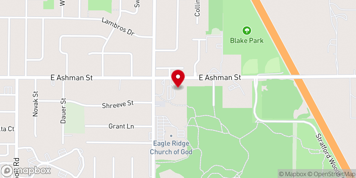 Map showing location of Faith Ministry Baptist Church