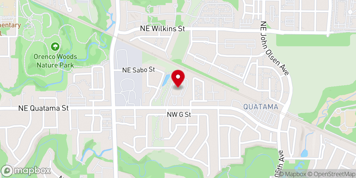 Map showing location of Harvest Community Church