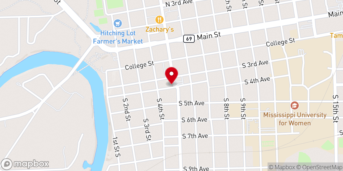 Map showing location of True Vine Family Life Center