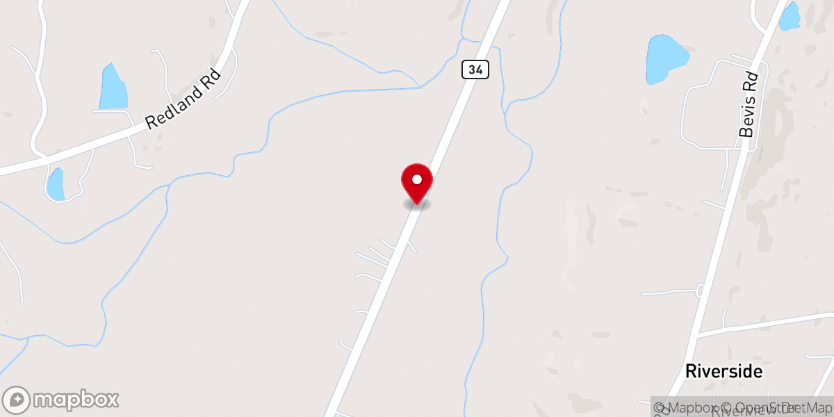 Map showing location of Heard Wesley Methodist Church