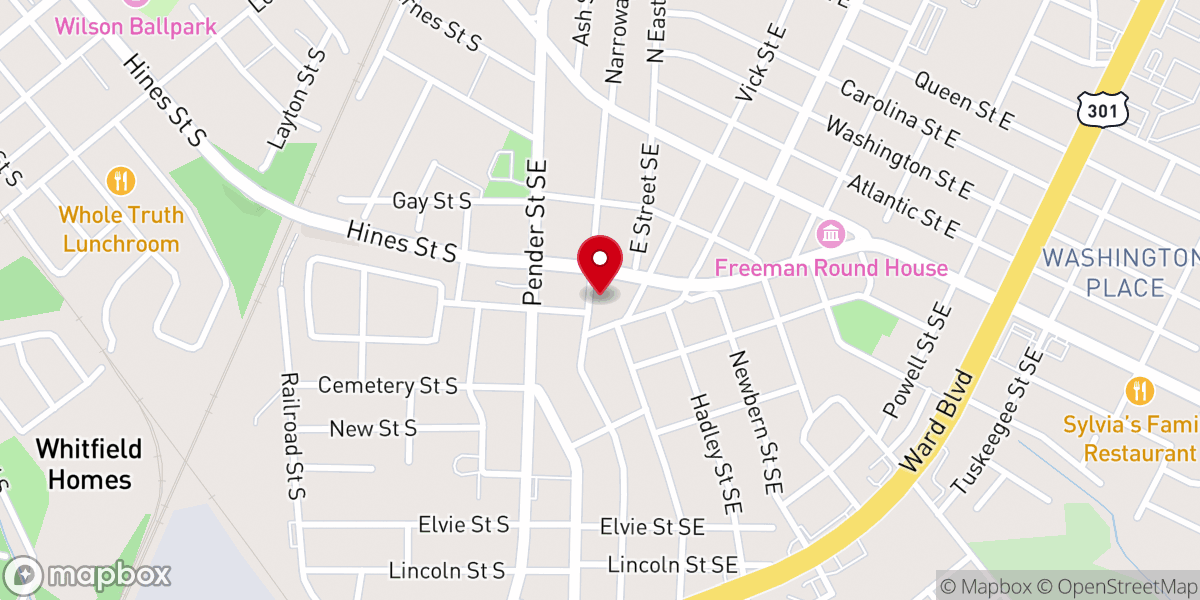 Map showing location of Bread of Life Family Worship Church