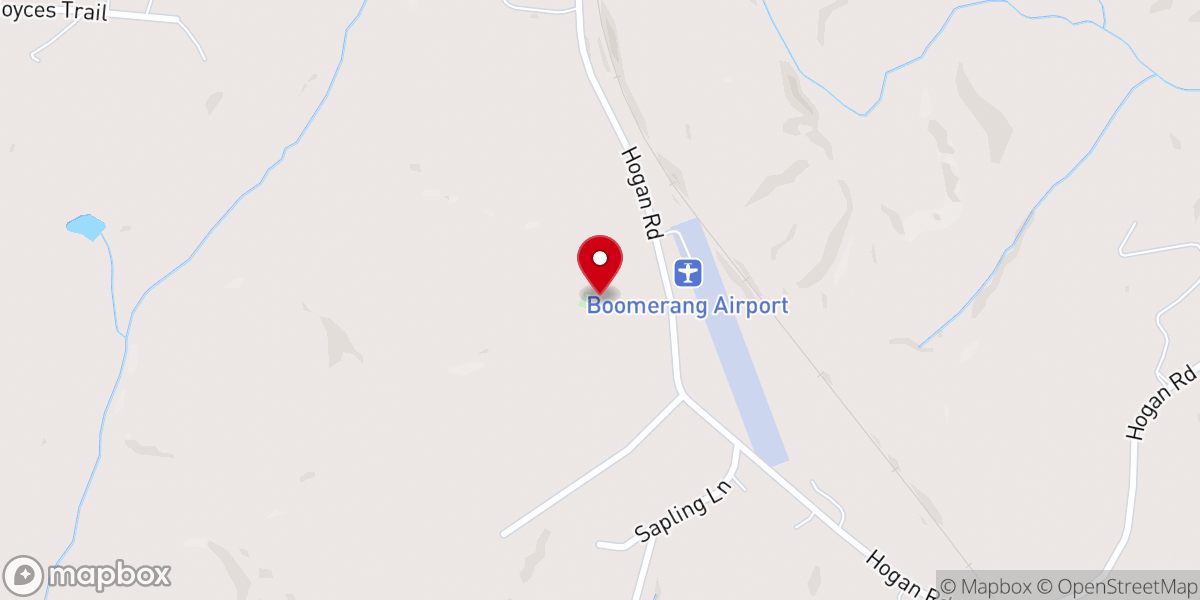 Map showing location of Riverside Baptist Church