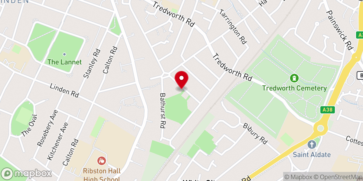 Map showing location of The Redeemed Christian Church of God