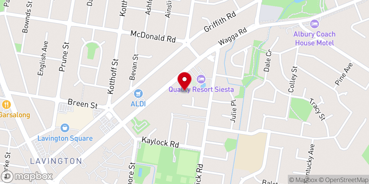 Map showing location of Fresh Start Presbyterian Church