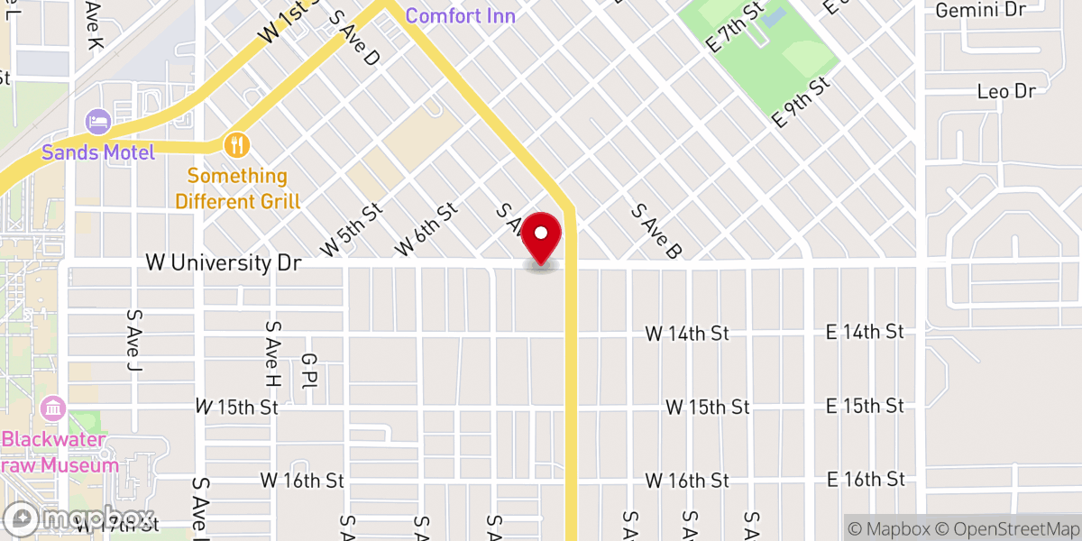 Map showing location of Ace Hardware & Home Center