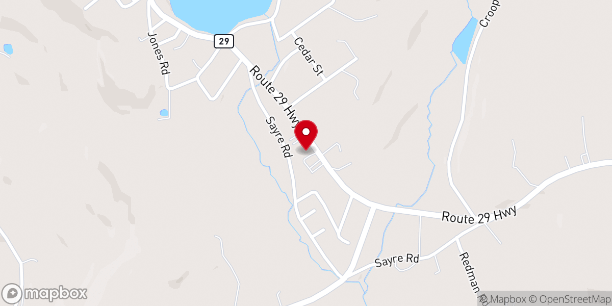 Map showing location of Our Lady of Mt. Carmel Church