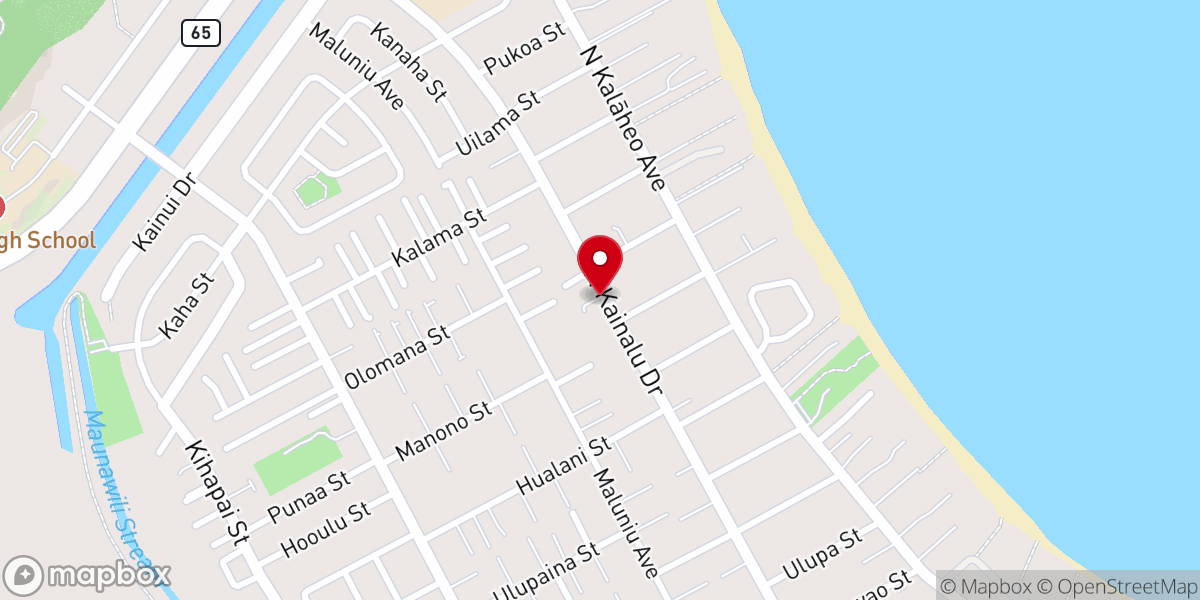 Map showing location of Pranic Healing Hawaii Inc