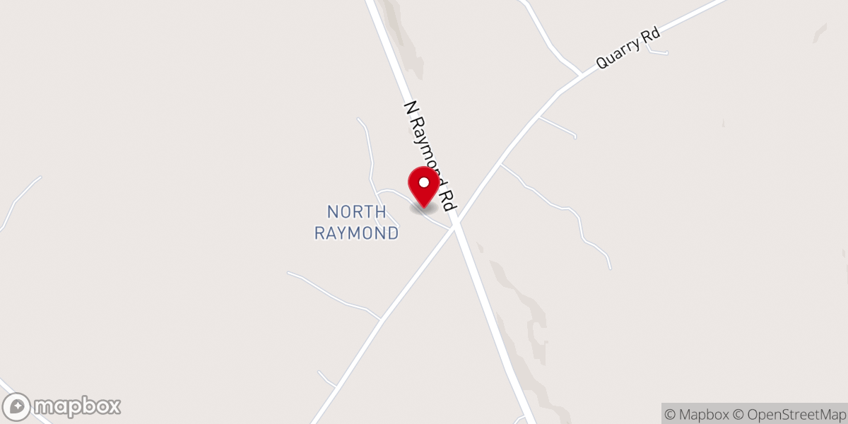 Map showing location of Gander Brook Christian Camp