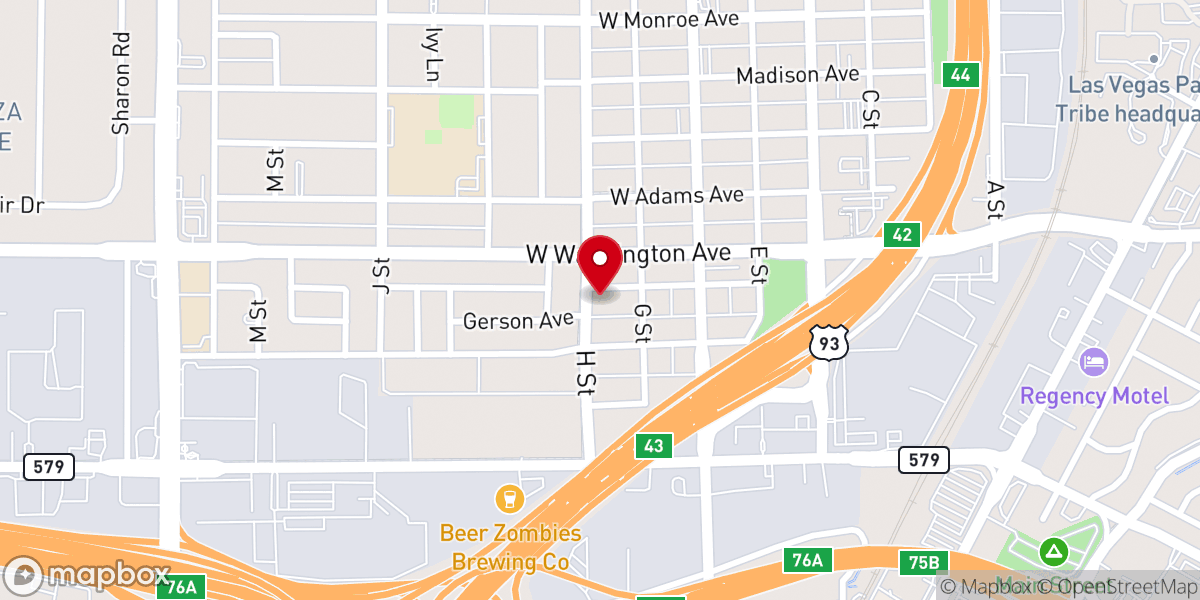 Map showing location of Rehoboth Holiness Cathedral