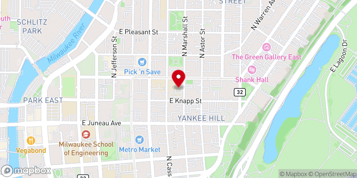 Map showing location of Cornerstone Church