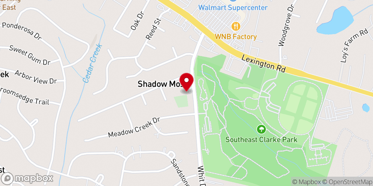 Map showing location of Saint Lukes Church