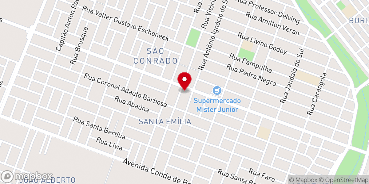 Map showing location of IGREJA BATISTA LIRIO VALES
