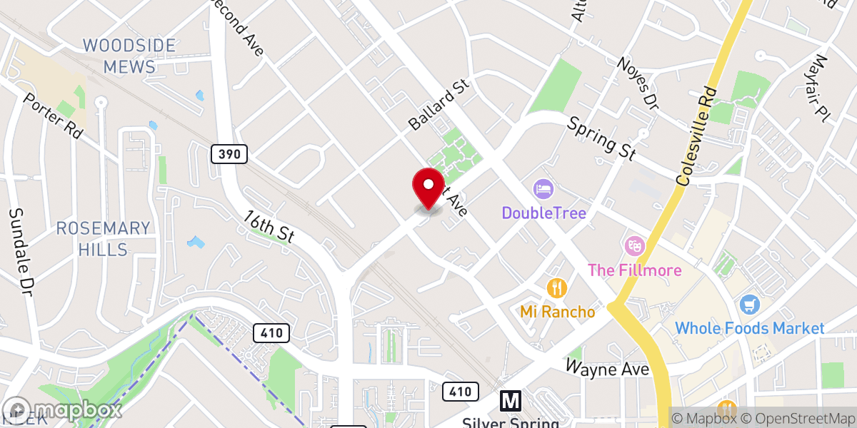 Map showing location of Eglise De Dieu De Silverspring