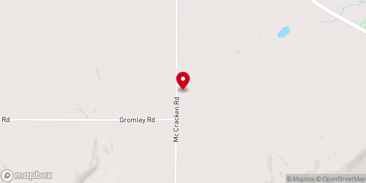 Map showing location of Bible Holiness Chapel