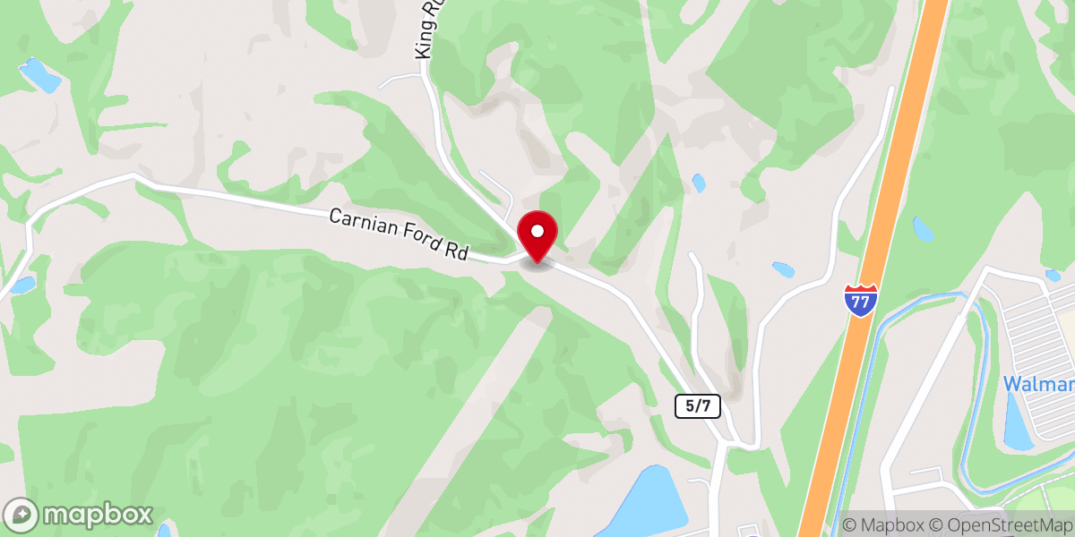 Map showing location of Charity Independent Baptist Church