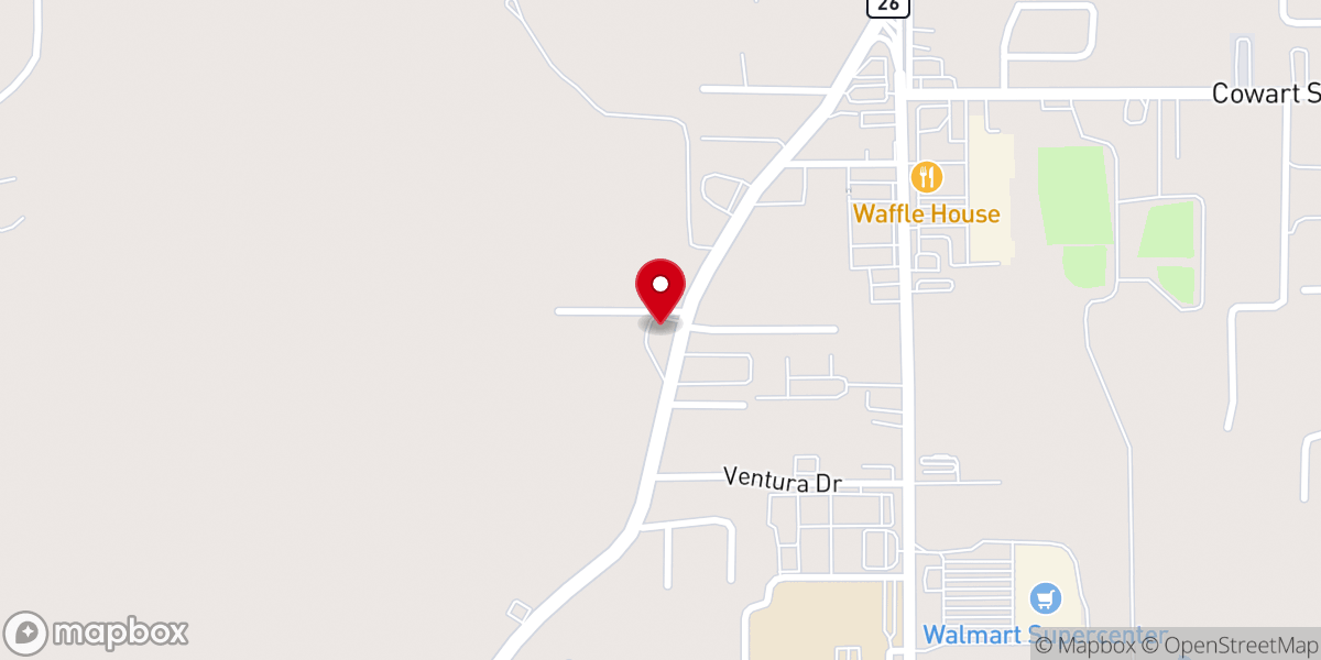 Map showing location of Journey Church
