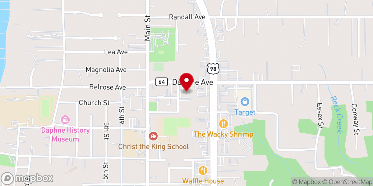 Map showing location of Macedonia Missionary Baptist Church