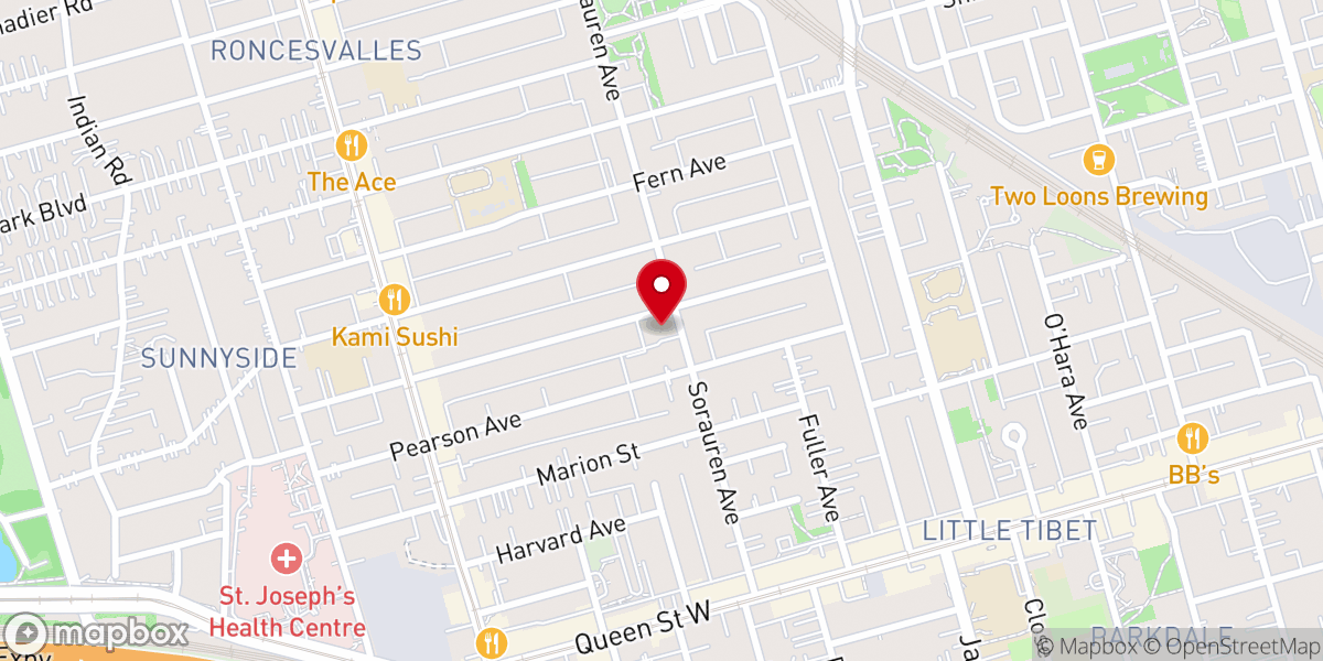 Map showing location of Annunciation of the Virgin Mary Greek Orthodox Cathedral