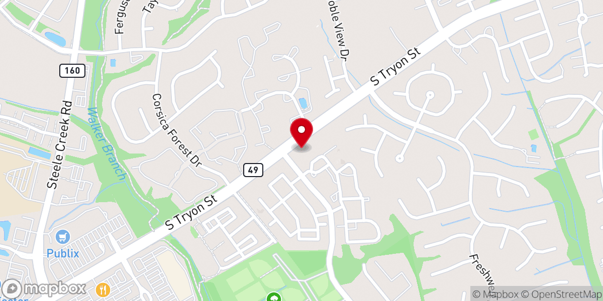 Map showing location of Snowflake Village
