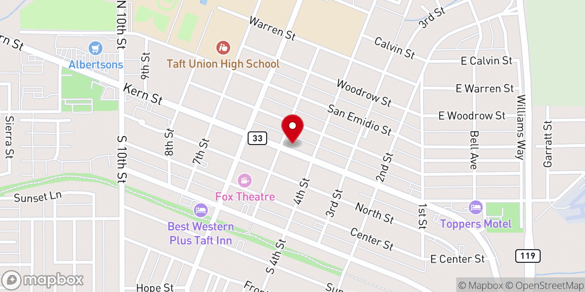 Map showing location of Laborers of the Harvest Church