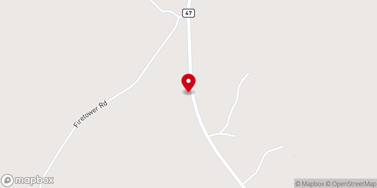 Map showing location of Foster Chapel