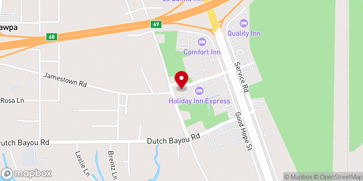 Map showing location of New Day ministries