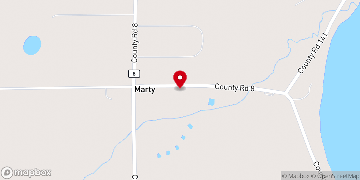 Map showing location of Holy Cross Catholic Church