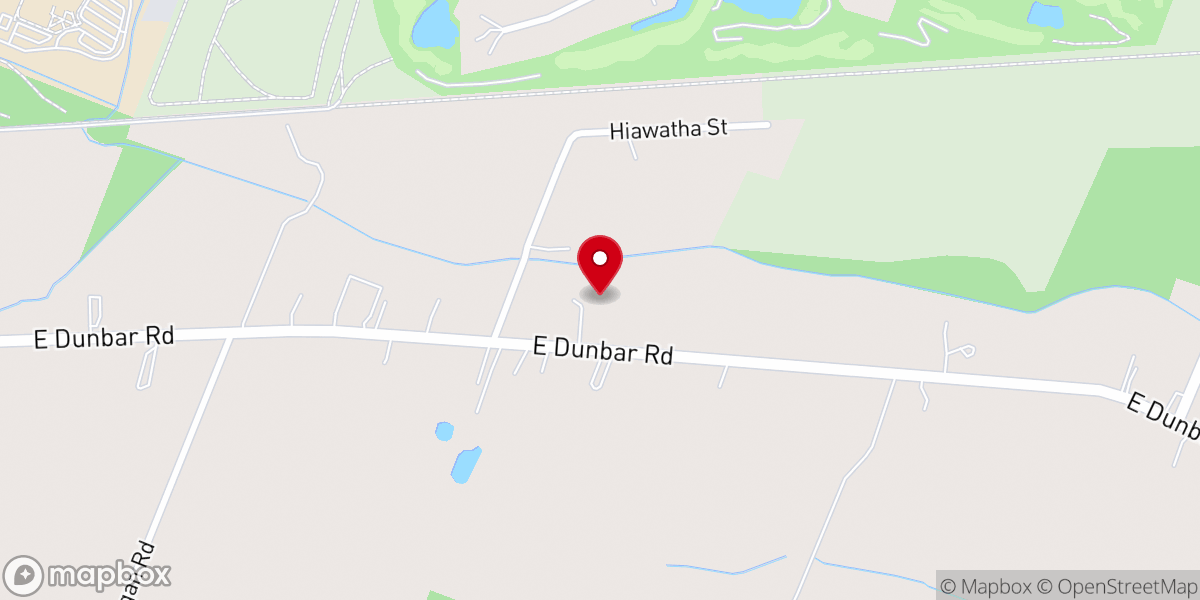 Map showing location of Apostolic Tabernacle Church