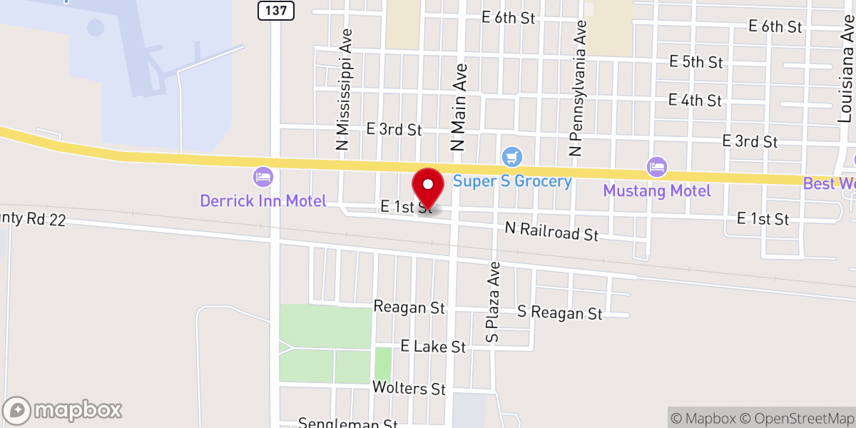 Map showing location of Comnunidad Christiana Roca Eterna