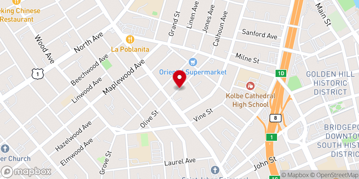 Map showing location of Friends of Cpcsny Inc