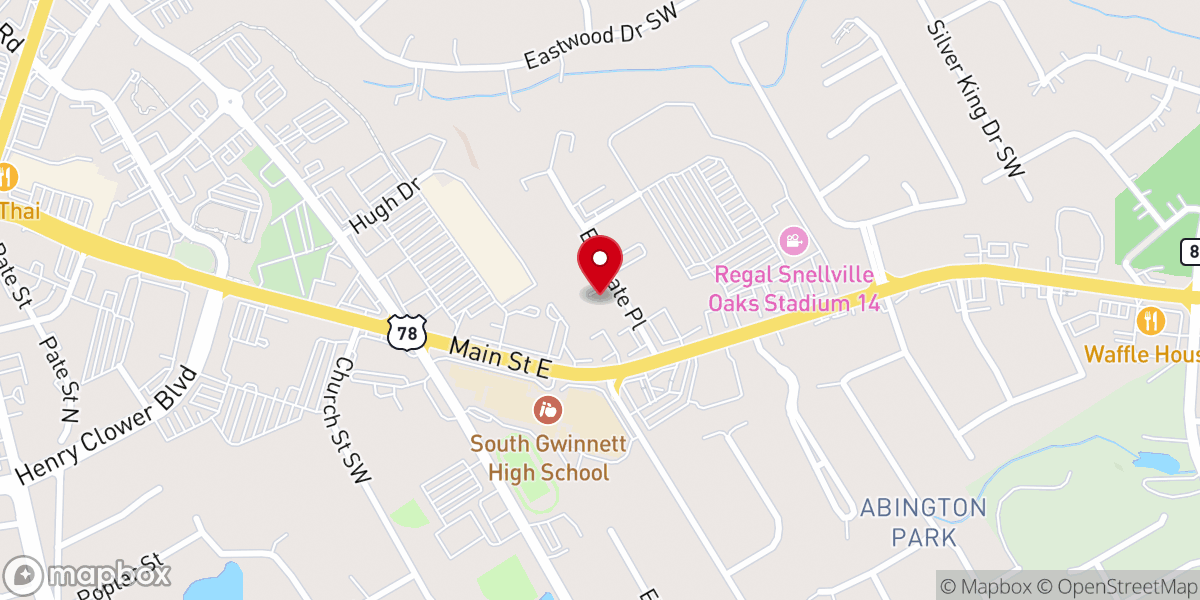Map showing location of Full Impact Christian Church