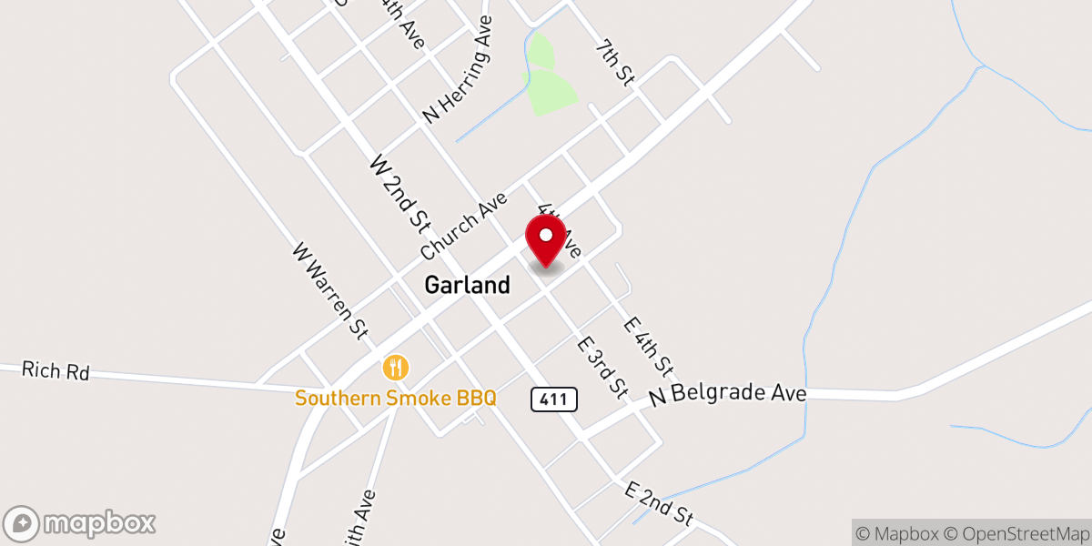 Map showing location of St Stephen AME Zion Church