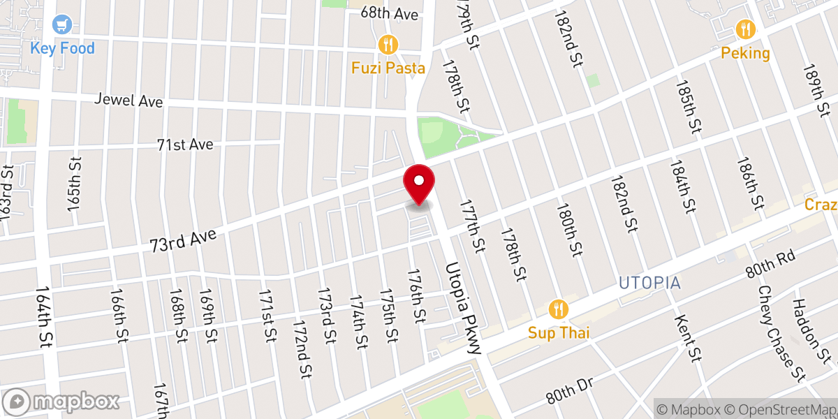 Map showing location of Holy Family Roman Catholic Church