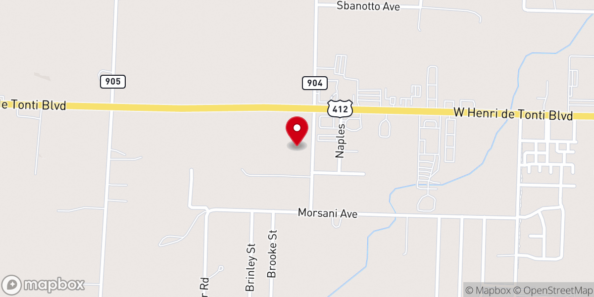 Map showing location of Journey Church NWA