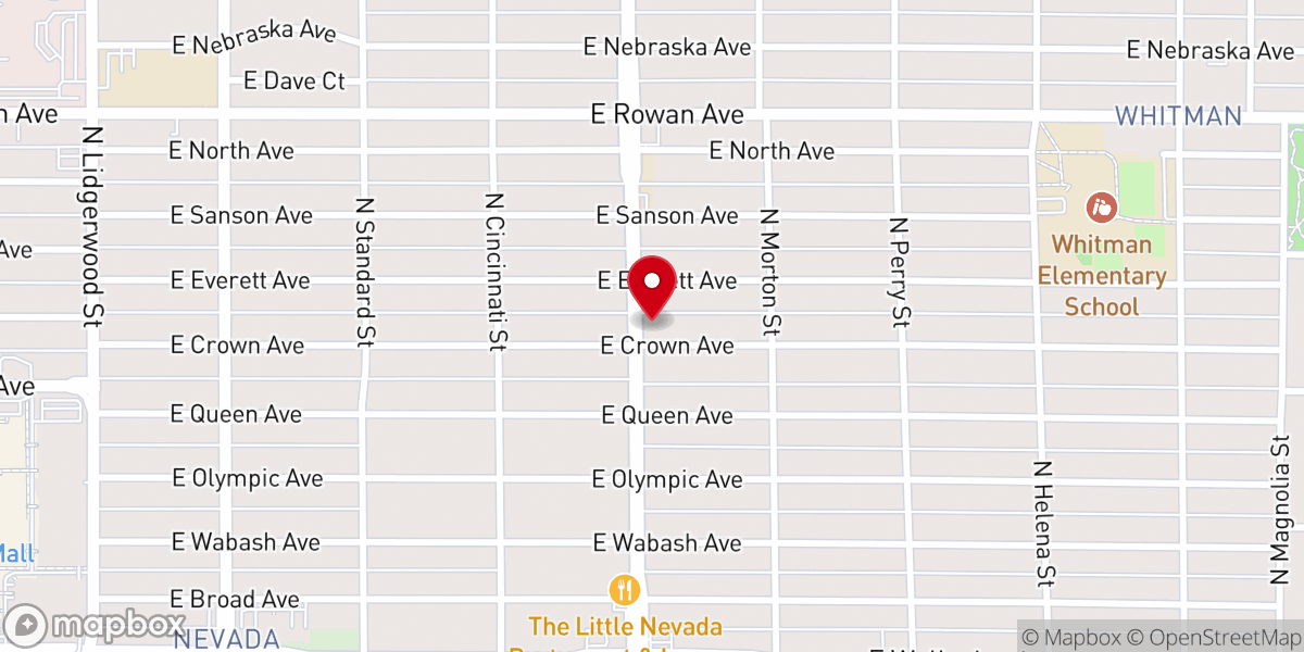 Map showing location of Elite Brake