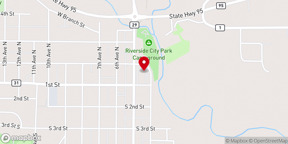 Map showing location of POWER SOURCE NORTH CHURCH