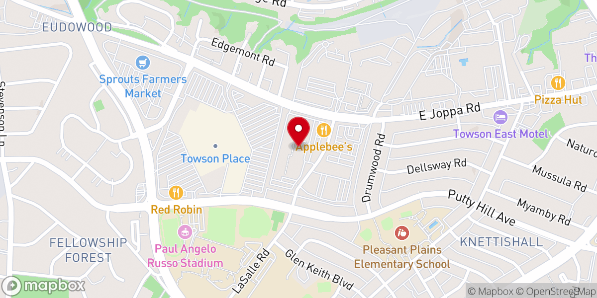 Map showing location of Office of Ignatian Spirituality