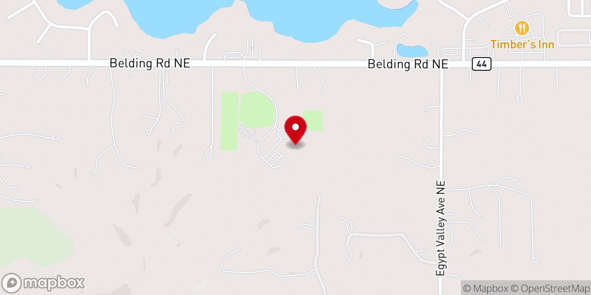 Map showing location of River Rock Church