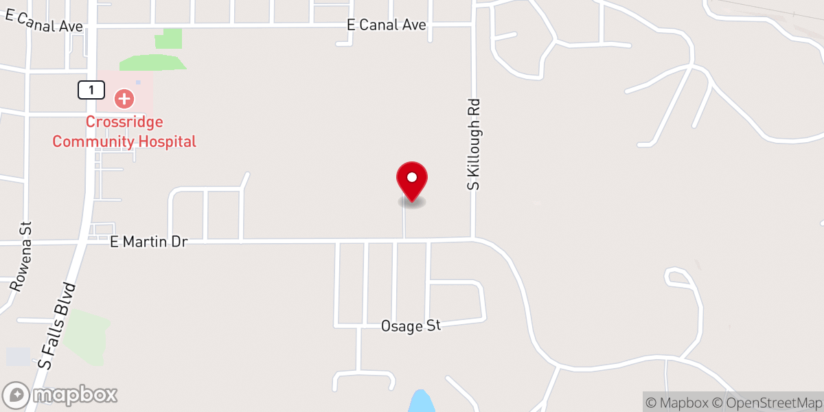 Map showing location of Union Avenue Baptist Church