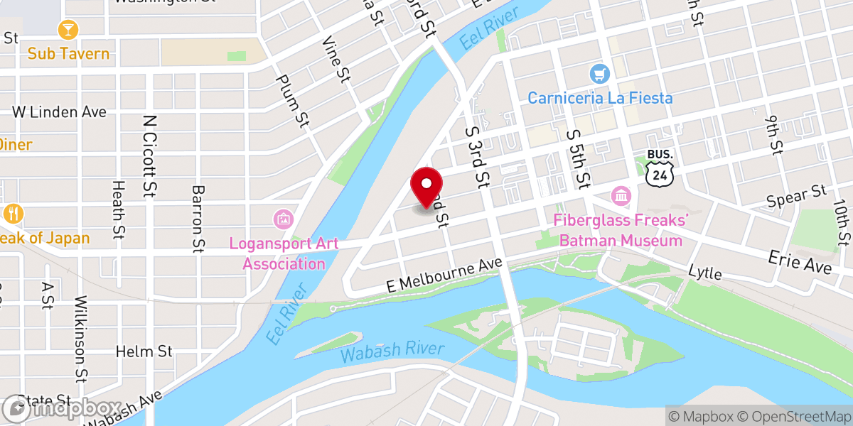 Map showing location of All Saints Catholic Church