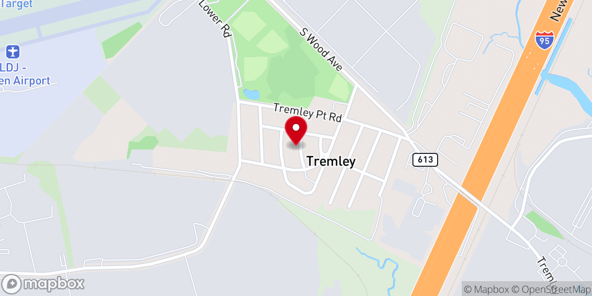 Map showing location of Holy Family Parish RECTORY