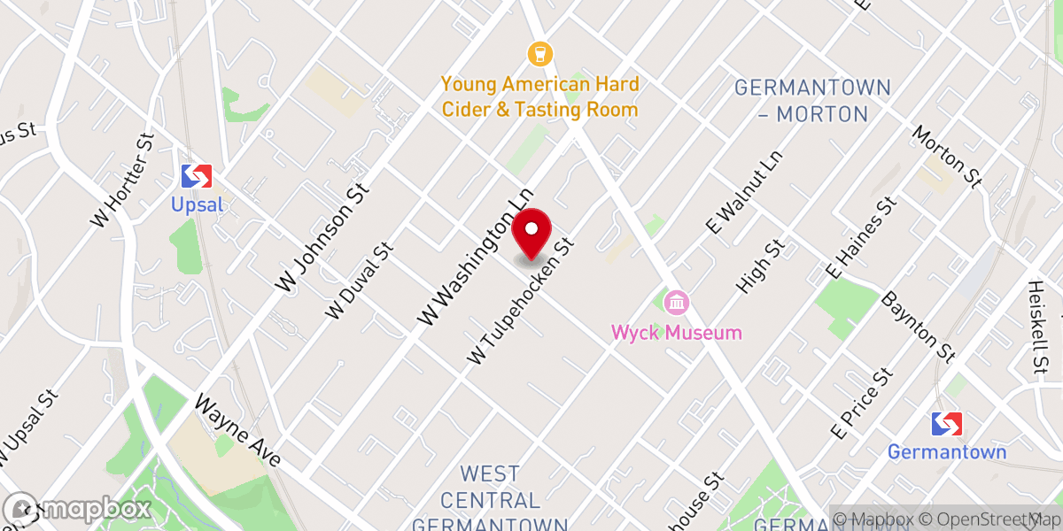 Map showing location of Christ Church & St Michael's