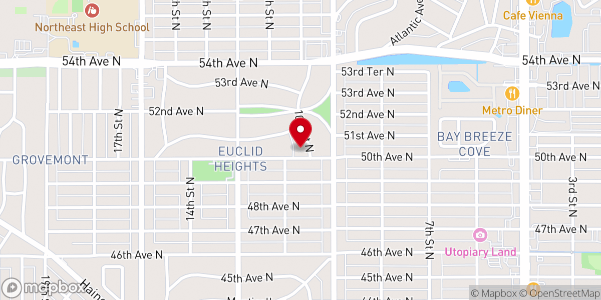 Map showing location of Cornerstone Church EPC