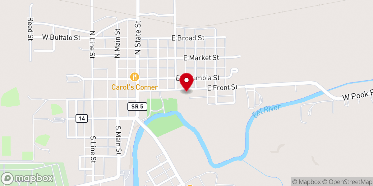 Map showing location of Wagner David