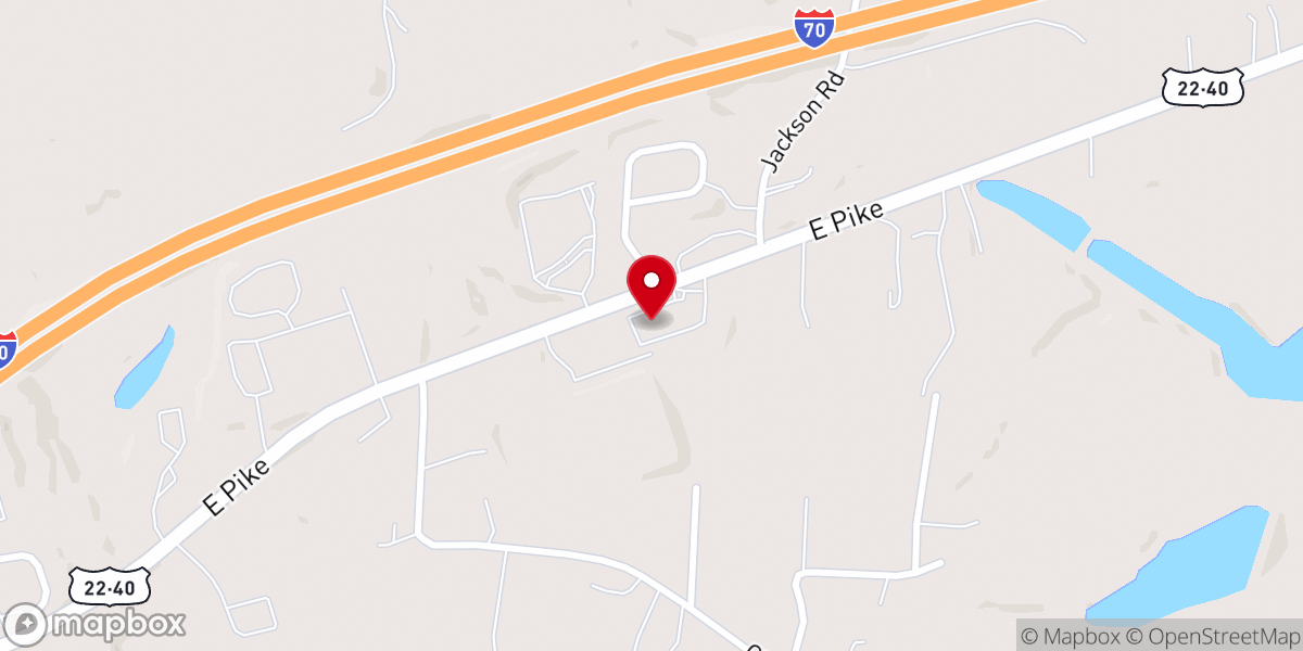Map showing location of New Hope Full Gospel Church